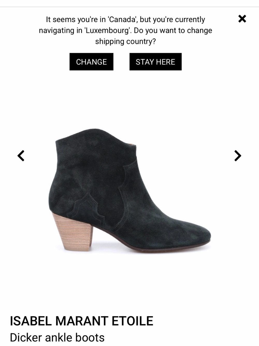 Isabel Marant Suede Ankle Boots with Stacked Heel